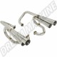 Système d'échappement 4 pipe Stinger en acier inoxydable, Réf. 18-1047-0