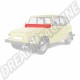 Tôle de Tablier Avant sous Pare-Brise pour VW 181, 08/1969-12/1979