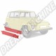 Tôle de Réparation Bas de Caisse Intérieur/Extérieur Côté Passager pour Volkswagen Type 181, 08.69-12.79