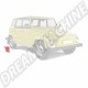 Quart de Bas de Caisse Extérieur Droit, Section Arrière pour VW 181, 08/1969-12/1979