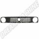 Calandre/Grille Noire avec 5 Bandes en Plastique pour Volkswagen Golf Mk2 08/87-1992