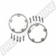 Élargisseurs de Roue 25mm 5x205 avec Boulons Bombés 12x1.5x38.5mm pour Jantes en Tôle - DM37965-T (Vendu à la paire avec 10 écrous)