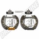 Kit mâchoire/garniture de frein complet prémonté avec cylindre de frein, 200 mm, pour Crossfox, Derby, Golf, Polo, Scirocco, Jetta, Lupo, Passat