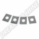 Cale Sous Rampes de Culbu .030 (0,762 mm) les 4 - Réf : 21-2330-0