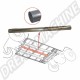 Tube Central de Chauffage 70mm pour Combi VW T2 Bay Window 68-72