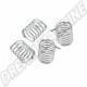 Clips  pour tringle de connexion régulateur d'air frais (4 pièces)