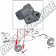 Cylindre de frein avant gauche Combi 1964-1970 - Ref 211611069C