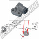 Cylindre de frein avant droit Combi 1964-1970 - Ref 211611070C