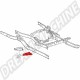 Cornière/Renfort Milieu Chassis Côté Passager au Niveau du Support de Cric pour VW Combi 08/1967-07/1979