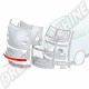Tôle de Réparation Bas de Façade Avant avec Nez (10 cm de haut)  pour Combi Split Volkswagen 1955-1967