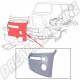 Face Avant Lisse 211805031J pour VW Combi Bay Window 1973-1979 (Complet, Sans Entourage Pare-Brise)