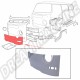 Bas de Face Avant 211805038 avec Emplacements des Clignotants pour VW Combi Bay Window 1968-1972
