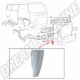 Tôle de Réparation Coin Avant Droit, VW Combi Bay Window 08/72-07/73 