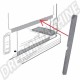  Tôle de Réparation Support Capot Moteur VW Combi Bay Window 71-75