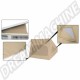 Toile de Toit Westfalia pour Volkswagen Combi 8/1967-7/1973, Beige avec 3 Fenêtres