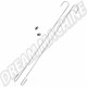 Ressorts de Torsion de Hayon Combi 08/63-07/79 La Paire - Silver Weld Through - Réf : 211829331A-332A-147B
