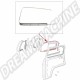 Joint lèche-vitre extérieur droit pour Volkswagen Combi Bay Window '68-'79 - Qualité supérieure