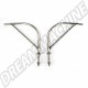 Bras de Rétroviseur Style Harpe Inox pour VW Combi jusqu'à 08/67