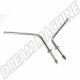 Paire de Bras de Rétroviseurs Inox 8mm pour VW Combi 03/55-07/67 et Kombi Brésil