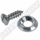 Set de 60 Vis et Rondelles pour Panneaux de Porte VW T2 (jusqu'à 1967)