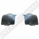 Tapis Caoutchouc Noir avec Mousse Insonorisante pour VW Combi Bay Window 8/1967-7/1979