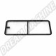 Vitre coulissante centrale droite Volkswagen Combi T2 Bay '68-'79, verre clair, cadre noir