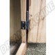 Charnières de porte d'armoire Westfalia (lot de 2) en noir - DM9514M