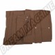 Ensemble de rideaux marron Westfalia Late Bay - 10 pièces