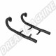 J Tubes peints G + D pour moteurs Type 1/2, Noir