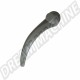 Poignée intérieure de porte avant gauche ou droite en plastique beige Volkswagen Combi 08/58-12/63, Brasil -93 (Fixation par axe)