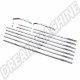 Kit de 13 Baguettes de Caisse Deluxe 241898111A pour Combi 72 ->79 - Aluminium "Deluxe"