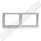 Tôle de réparation vitre latérale courte gauche / 2 vitres pour VOLKSWAGEN Combi Split (1950-07/1967) et Kombi bresil