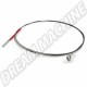 Câble d'accélérateur pour Volkswagen Coccinelle et karmann Longueur: 2650 mm 08/57-07-65