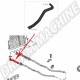 Durite d'Eau en Forme de "L" 251121083H pour VW Transporter T3/25, 1981-1992