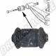Silentblocs de triangle de suspension avant inférieur pour VW Transporter T3 1.6-2.1 (incl. D) 05/79-07/92