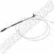 Câble d'accélérateur 3005 mm pour VW T.3 Transporter 1.9-2.1 LHD auto, années 09/82-07/92