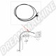 Câble de compteur 2240 mm, modèle à enfoncer, pour VW Transporter T3 1.6-2.1, 07/81-07/92, LHD