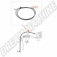 Câble de compteur 2450 mm, modèle à enfoncer, pour VW Transporter T3 Syncro 1.6-2.1, 08/85-07/92