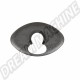Rosette Manivelle de Toit Ouvrant Noire pour Coccinelle et Autres Modèles VW 1963-1994