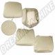 Housses de sièges avant gauche et droit Combi 68-72 vinyle gaufré beige