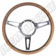 Volant Classique en Bois Riveté Mountney M53SPCW, 15 Pouces