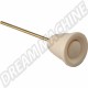 Bouton de commutateur d'essuie-glace ivoire 4mm pour Volkswagen Coccinelle & Karmann Ghia (8.61-7.66)