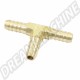 T de Raccordement Essence en Laiton 8 mm / 1/4 Pouces pour Systèmes de Carburant - 43-4402-0