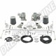 Kit Carburateur Weber Dual 34 ICT pour Moteur 1500cc-1600cc, Simple Admission, Réf. 43-7401-0