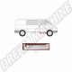 Panneau de Réparation du Seuil Extérieur Droit pour VW Transporter T4 1990-2003