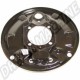 Flasque de Tambour Arrière Gauche pour Volkswagen Cox, Karmann (1967 et après), Référence 113609439E