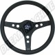 Volant GT Sport Noir, Mousse Épaisse, 3 Branches, Ø330 mm
