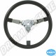 Volant Chrome à 3 Branches, Ø374.65 mm, avec Poignée en Mousse Poly