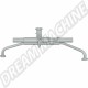 Pipe d'admission double pour VW 1300 AB avec simple réchauffage