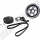 Kit de poulies pour vilebrequin et alternateur, style serpentin 4PK, pour moteurs Volkswagen Type 1, Karmann Ghia, VW 181, Combi, Buggy, Baja